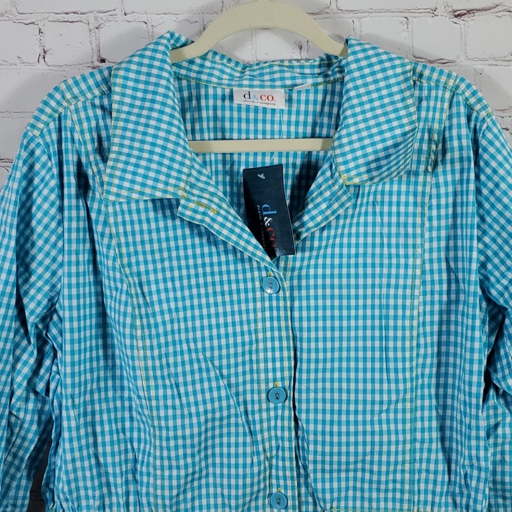 D & Co. Top 1X NWT - Picture 2 of 5